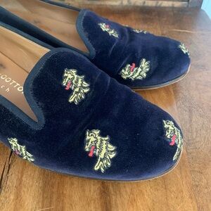 J.Crew x Stubbs & Wootton Velvet Loafer